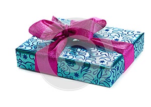 Blue gift box