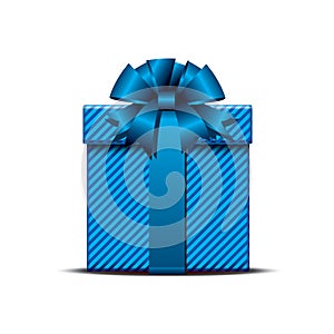 Blue gift box