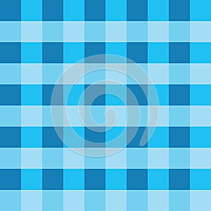 Blue gingham tablecloth seamless vector background pattern design