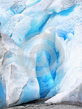 Blue Glacier Nature Background
