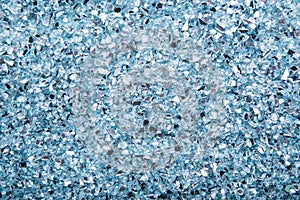 Blue glass texture background