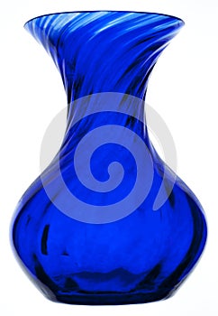 Blue Glass Vase