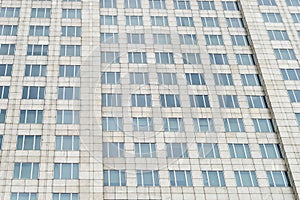 Blue Glass windows Office Building