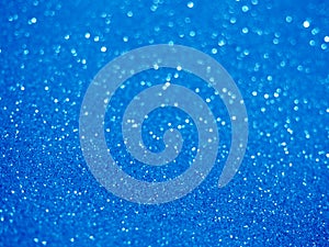 Blue glitter abstract background