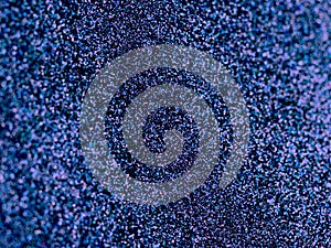 Blue glitter abstract background