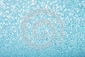 Blue glitter background.