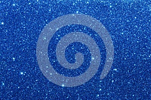 Blue glitter paper texture photo