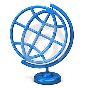 Blue globe