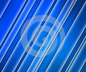 Blue Glowing Stripes Background
