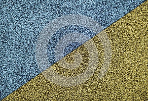 Blue and Gold glitter texture abstract background
