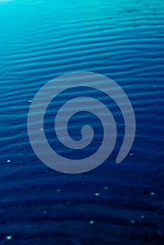 Blue gradient sea water