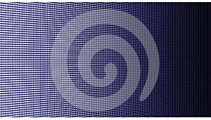 Blue gradient videowall. Pixel screen. Led TV digital displaytexture. Lcd monitor with points. Electronic diode effect