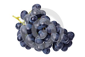 Blue grape isolated on a white. Food