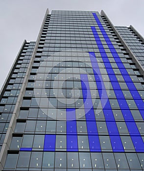 Blue graph Skyscraper