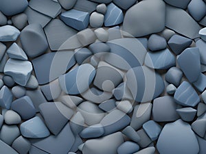 blue and gray stones texture background