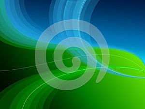Blue green abstract background