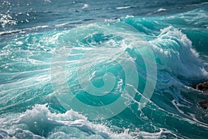 Blue Green Blur Gradient Texture