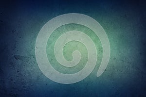 Blue green concrete wall