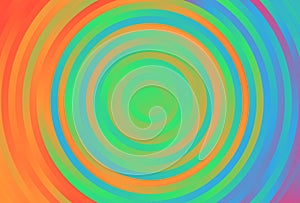 Blue Green And Orange Gradient Concentric Circles Background Vector Graphic Beautiful elegant Illustration