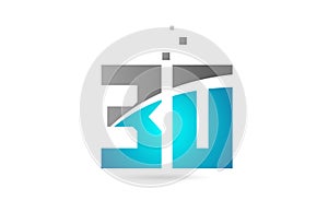 blue grey number 30 for logo icon design