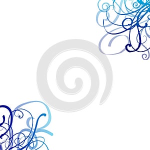 Blue grey swirls background