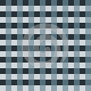 Blue grey tablecloth Vector. Traditional tablecloth pattern Vector. Blue grey color square pattern