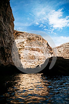 The Blue Grotto area