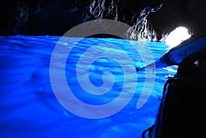 Blue Grotto in Capri Island, Naples, Italy