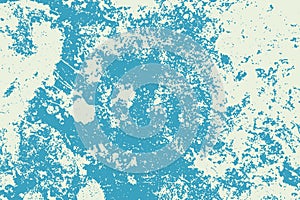 Blue Grunge Aged Background For Vintage Design