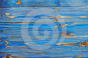 Blue grunge longstanding wooden background