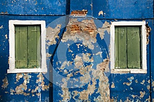 Colorful grunge wall