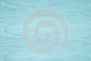 Blue grunge wood plank texture background. Cyan plywood board wall surface , Blank antique style table objects for furniture