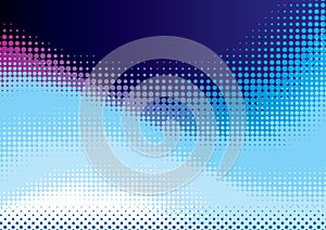 Blue halftone background