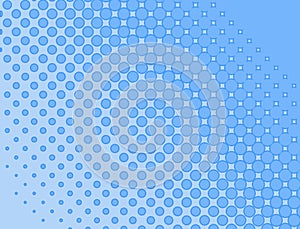 Blue halftone background