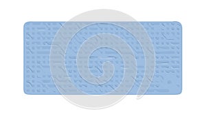 Blue Halftone Dot Pattern for Digital Backgrounds, vector design Generative AI