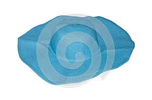 Blue hat isolated on white