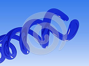 Blue helix
