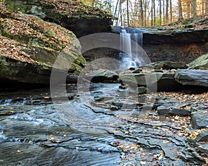 Blue Hen Falls in Autumn