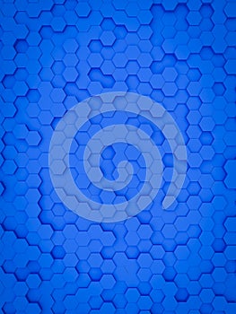 blue hexagon background