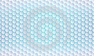 Blue Hexagon background, modern abstract, futuristic geometric vector background photo