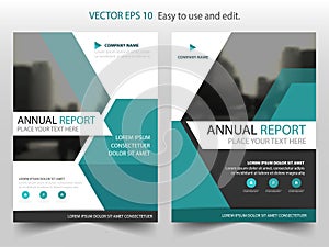 Blue hexagon Vector Brochure annual report Leaflet Flyer template design, book cover layout design, abstract business presentation