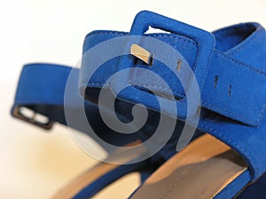 Blue High Heel Party Shoes