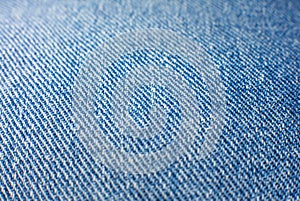 Blue hipster jeans material. Denim Cloth texture background