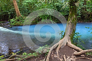 Blue Hole in Rio Celeste, Costa Rica