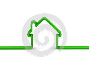 Green home sign