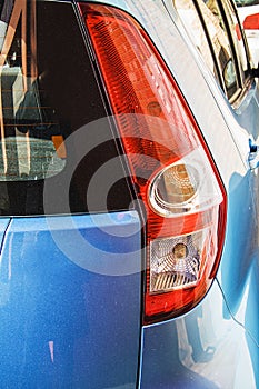 Blue honda jazz