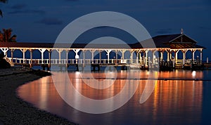 Blue Hour along the Dock