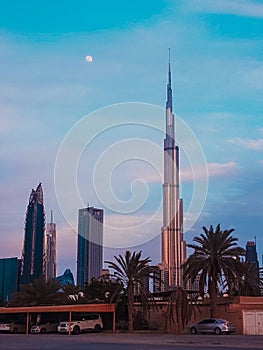 Blue hour at Burj Khalifa