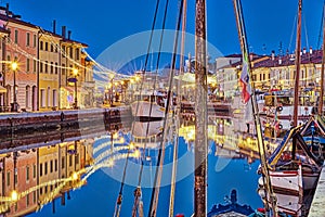 Blue hour at Cesenatico