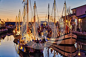 Blue hour at Cesenatico